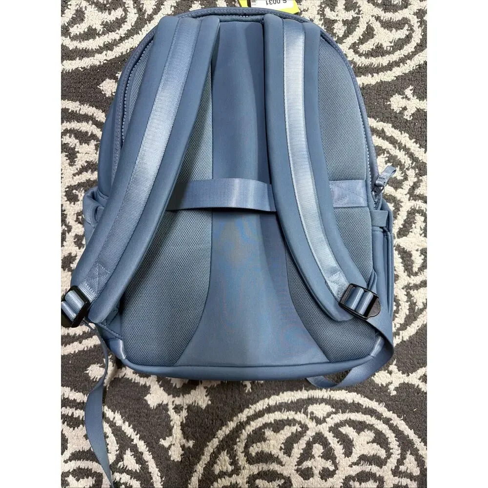 Faux Neoprene Backpack - All in Motion - Dusty Navy